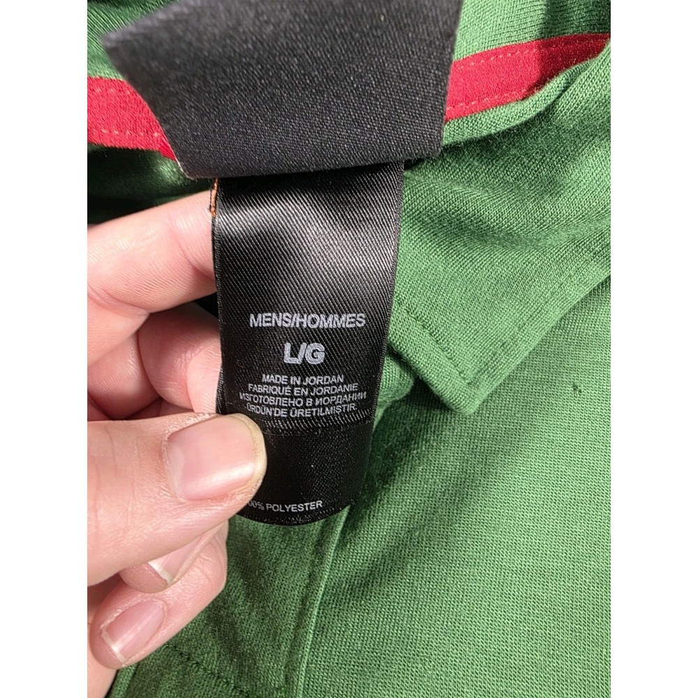 The North Face Vapor Wick Short Sleeve Polo‎ Shirt Men's Large Green - Picture 4 of 8